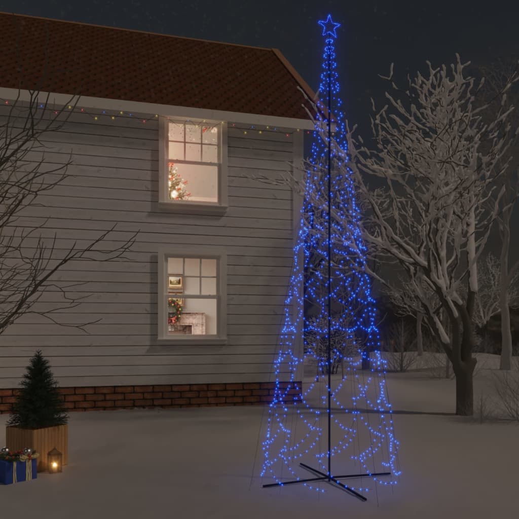 Albero di Natale a Cono Blu 3000 LED 230x800 cm 343515