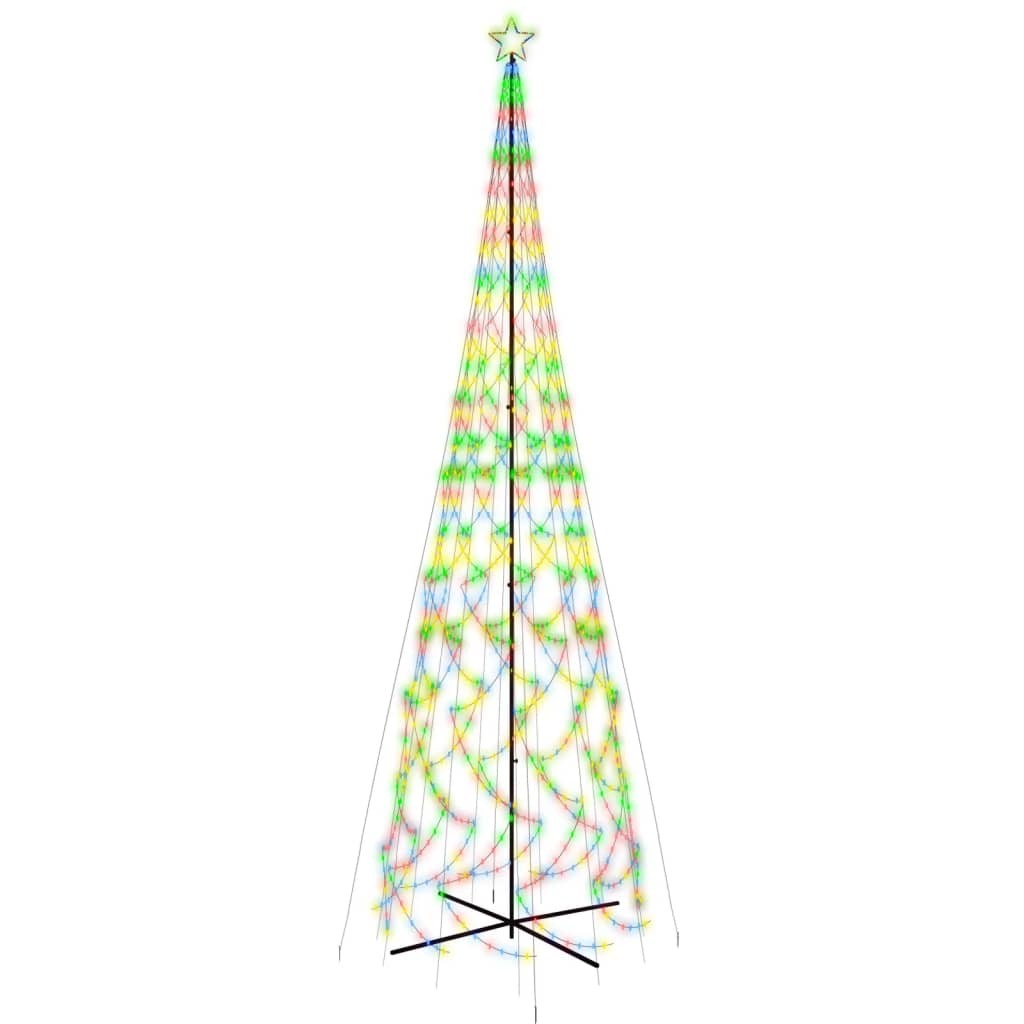 Albero di Natale a Cono Colorato 3000 LED 230x800 cm 343516