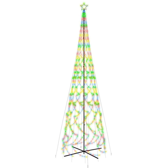 Albero di Natale a Cono Colorato 3000 LED 230x800 cm 343516