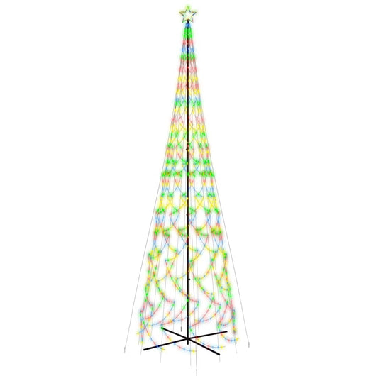 Albero di Natale a Cono Colorato 3000 LED 230x800 cmcod mxl 119461