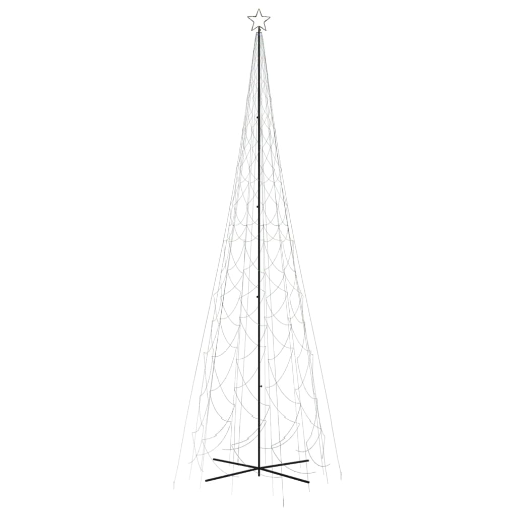 Albero di Natale a Cono Colorato 3000 LED 230x800 cm 343516