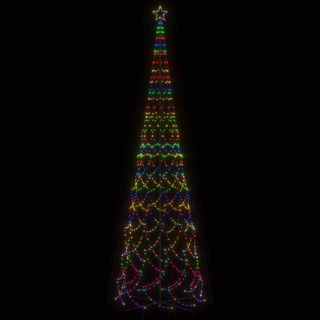 Albero di Natale a Cono Colorato 3000 LED 230x800 cm 343516