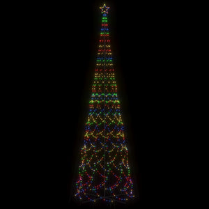 Albero di Natale a Cono Colorato 3000 LED 230x800 cm 343516