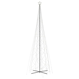 Albero di Natale a Cono Bianco Caldo 3000 LED 230x800 cm 343517