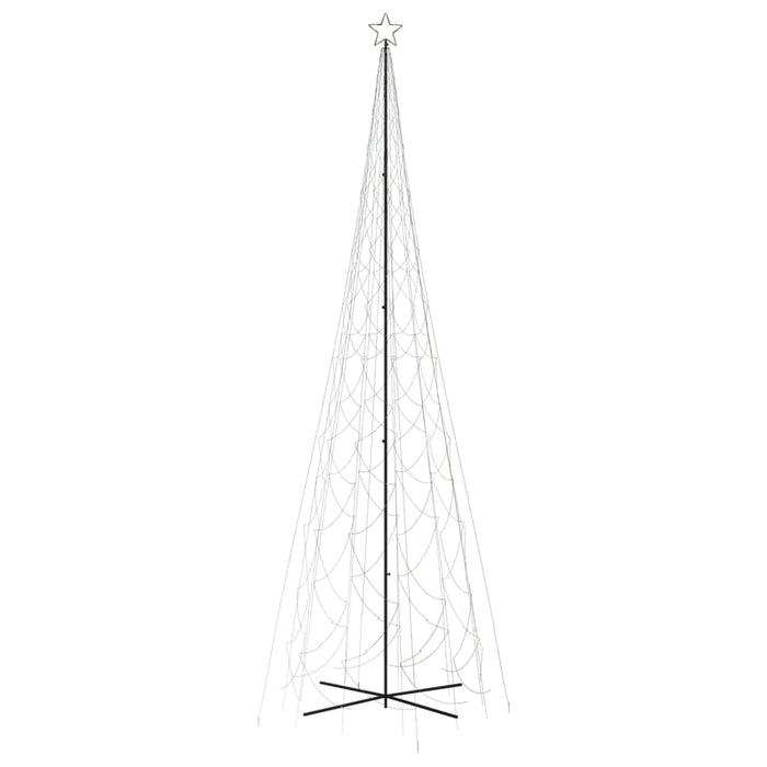 Albero di Natale a Cono Bianco Caldo 3000 LED 230x800 cm 343517