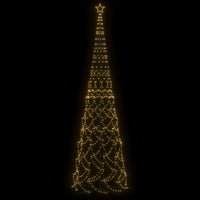 Albero di Natale a Cono Bianco Caldo 3000 LED 230x800 cm 343517