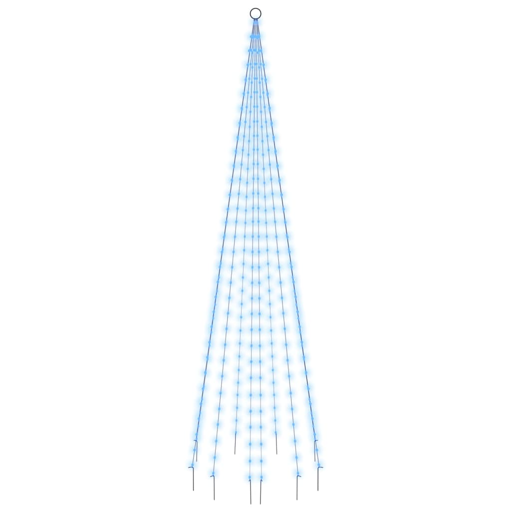 Albero di Natale Pennone Blu 310 LED 300 cm cod 12318