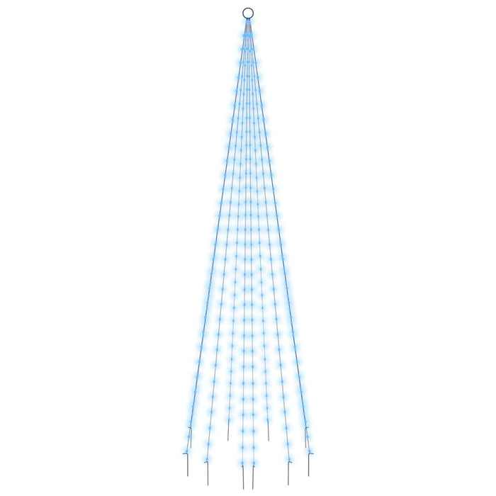 Albero di Natale Pennone Blu 310 LED 300 cm cod 12318