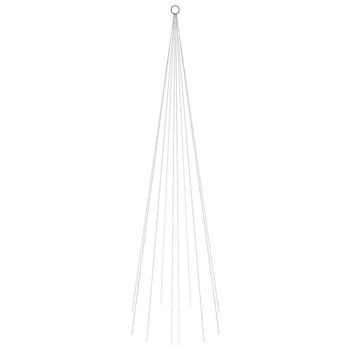 Albero di Natale Pennone Blu 310 LED 300 cm cod 12318