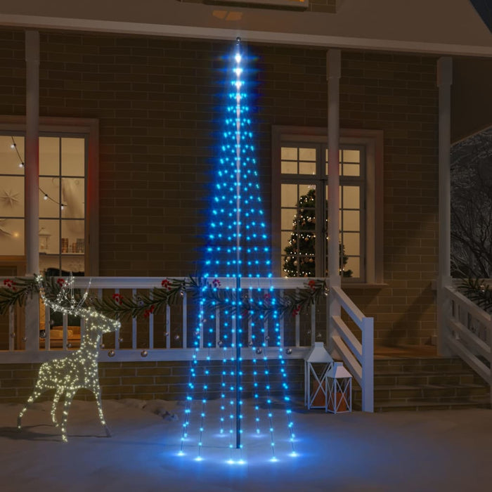 Albero di Natale Pennone Blu 310 LED 300 cm cod 12318