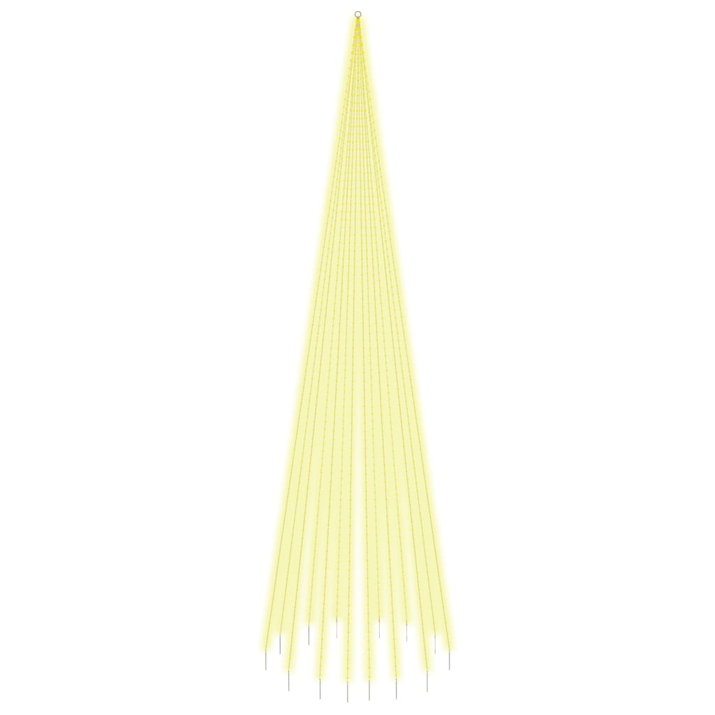 Albero di Natale Pennone Bianco Caldo 1134 LED 800 cm cod mxl 41142