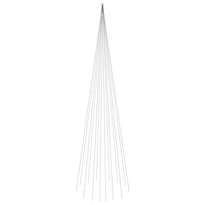 Albero di Natale Pennone Bianco Caldo 1134 LED 800 cm cod mxl 41142