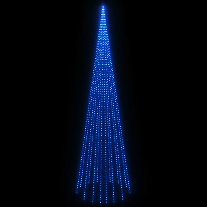 Albero di Natale Pennone Blu 1134 LED 800 cm 343532