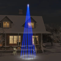 Albero di Natale Pennone Blu 1134 LED 800 cm 343532