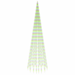 Albero di Natale Pennone Colorato 1134 LED 800 cm 343533