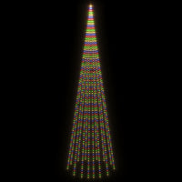 Albero di Natale Pennone Colorato 1134 LED 800 cm 343533