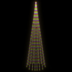 Albero di Natale Pennone Colorato 1134 LED 800 cm 343533