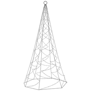 Albero di Natale Pennone Blu 200 LED 180 cm 343536