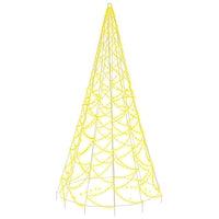 Albero di Natale Pennone Bianco Caldo 500 LED 300 cm