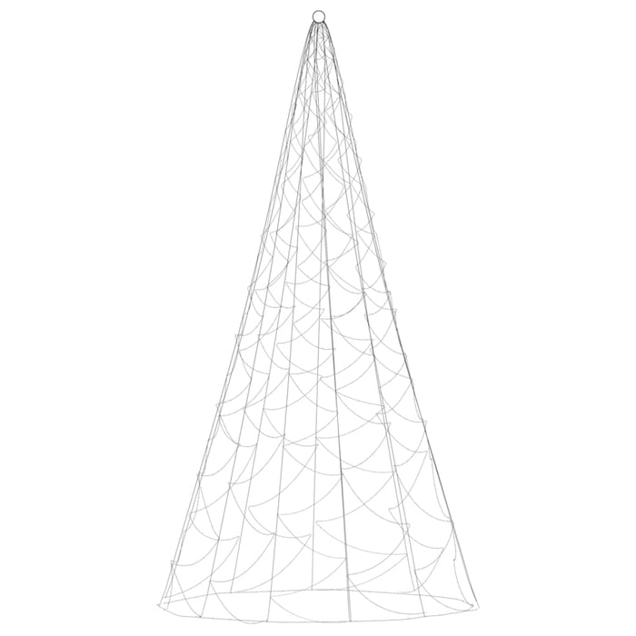 Albero di Natale Pennone Bianco Caldo 500 LED 300 cm