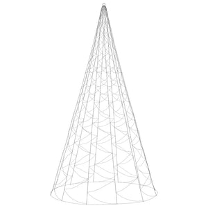 Albero di Natale Pennone Blu 1400 LED 500 cm cod 10914