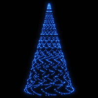 Albero di Natale Pennone Blu 1400 LED 500 cm cod 10914