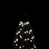 Albero di Natale Pennone Bianco Freddo 3000 LED 800 cm 343547