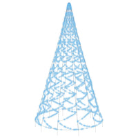 Albero di Natale Pennone Blu 3000 LED 800 cm