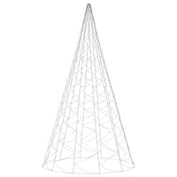 Albero di Natale Pennone Blu 3000 LED 800 cm