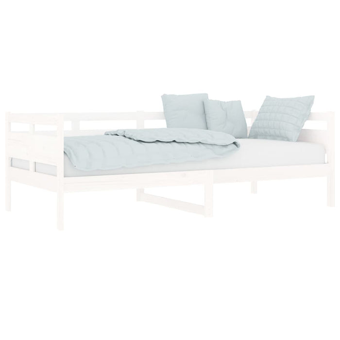 Dormeuse Bianca in Legno Massello di Pino 90x200 cm cod mxl 55455