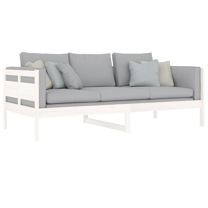 Dormeuse Bianca in Legno Massello di Pino 90x200 cm cod mxl 55455