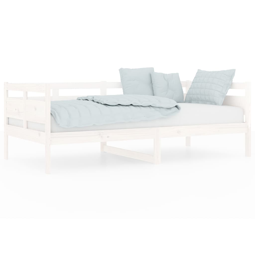 Dormeuse Bianca in Legno Massello di Pino 90x190 cm cod mxl 54370