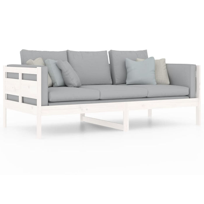 Dormeuse Bianca in Legno Massello di Pino 90x190 cm cod mxl 54370