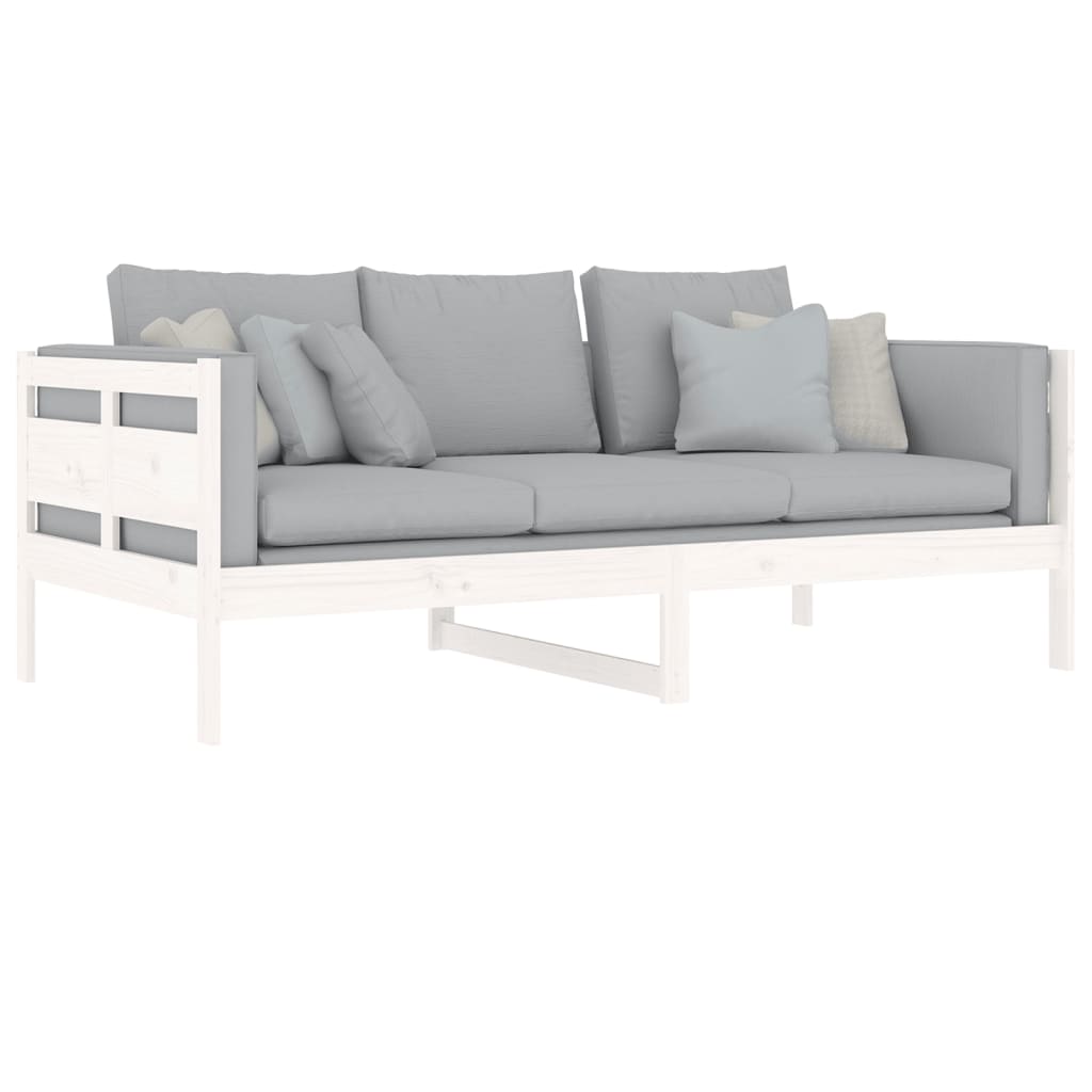 Dormeuse Bianca in Legno Massello di Pino 90x190 cm cod mxl 54370