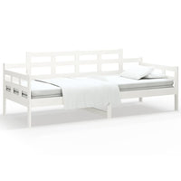 Dormeuse Bianca in Legno Massello di Pino 90x190 cm cod mxl 59410