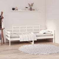 Dormeuse Bianca in Legno Massello di Pino 90x190 cm cod mxl 59410