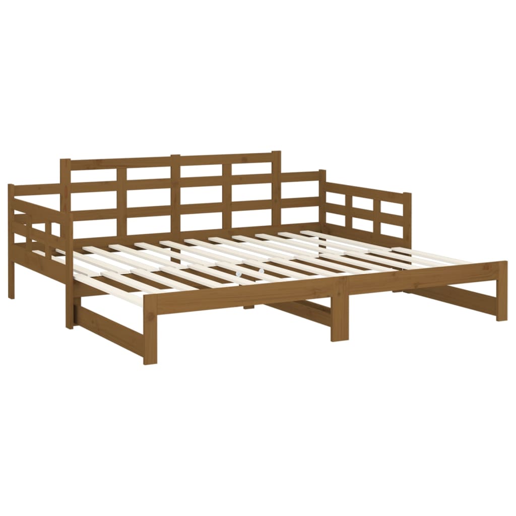 Dormeuse Estraibile Ambra Legno Massello di Pino 2x(90x190)cm 820355