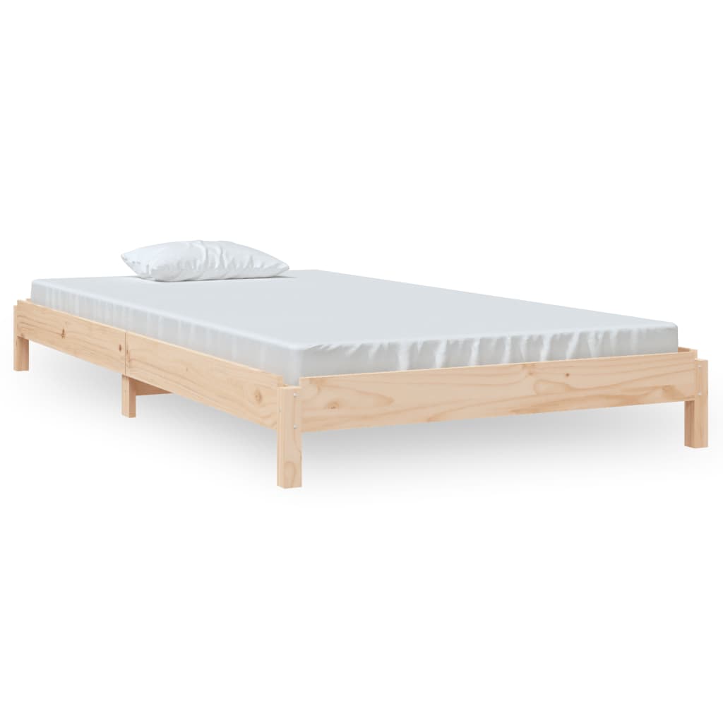 Letto Impilabile 100x200cm in Legno Massello di Pino cod mxl 57860