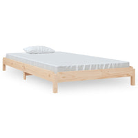 Letto Impilabile 100x200cm in Legno Massello di Pino cod mxl 57860