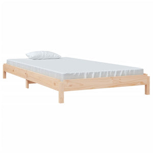 Letto Impilabile 100x200cm in Legno Massello di Pino cod mxl 57860