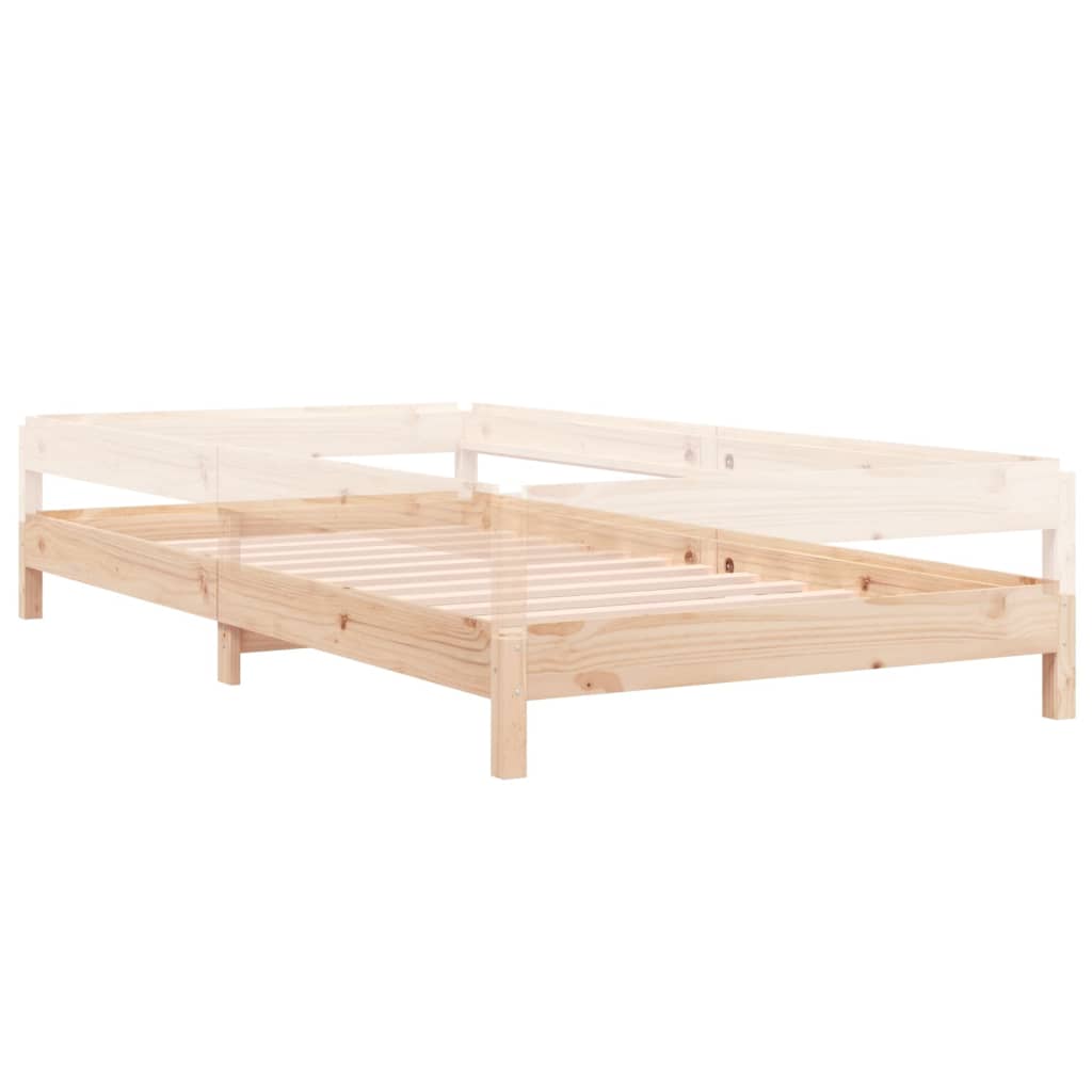 Letto Impilabile 100x200cm in Legno Massello di Pino cod mxl 57860