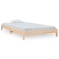 Letto Impilabile 90x200cm in Legno Massello di Pino cod mxl 61335