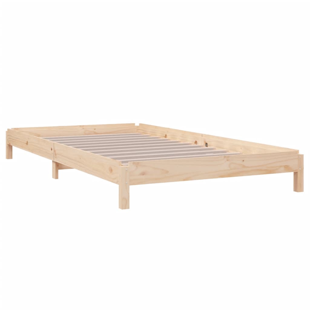 Letto Impilabile 90x200cm in Legno Massello di Pino cod mxl 61335