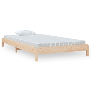 Letto Impilabile 80x200cm in Legno Massello di Pino 820397