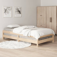 Letto Impilabile 80x200cm in Legno Massello di Pino