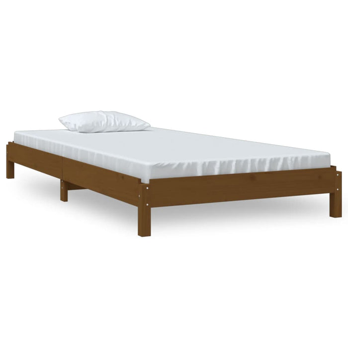 Letto Impilabile Miele 90x190 cm in Legno Massello di Pino 820405