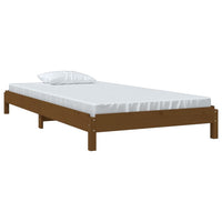 Letto Impilabile Miele 90x190 cm in Legno Massello di Pino 820405