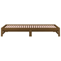 Dormeuse Estraibile Miele 2x(90x200) cm Legno Massello di Pino cod mxl 61310