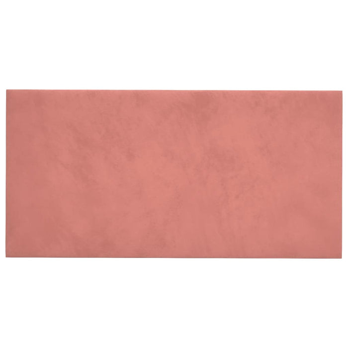 Pannelli Murali 12 pz Rosa 60x30 cm in Velluto 2,16 m² cod mxl 27964