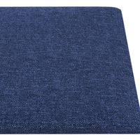 Pannelli Murali 12 pz Blu 90x15 cm Tessuto 1,62 m² 343882